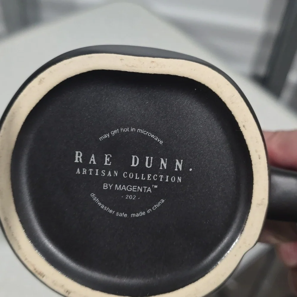 Rae Dunn Black Coffee Mug Fantasy‎ Football Manager